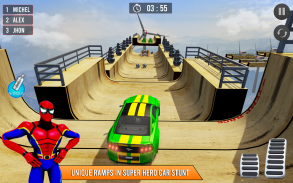 Superhero Game: Car Stunt Game screenshot 4