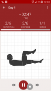 每日腹部锻炼 A6W - 平坦的肚子在家里 screenshot 4