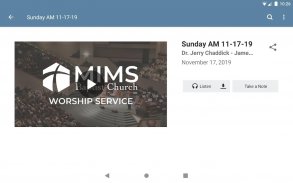 Mims Baptist Church screenshot 0