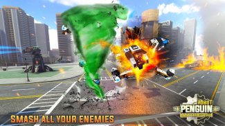 Penguin Robot Car War Game screenshot 1
