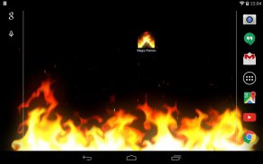 Magic Flames Free - fire live wallpaper simulation screenshot 0