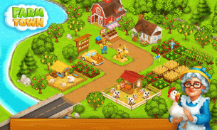 Farm Town: Happy village near small city and town screenshot 0