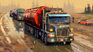 Oil Cargo Transport Truck Game screenshot 8