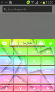 Teclado colorido para Android screenshot 6