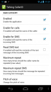 Talking Caller ID Free screenshot 0