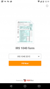 PDF Form 1040 for IRS: Income Tax Return eForm screenshot 4