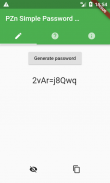 Simple password generator (PZn) screenshot 1