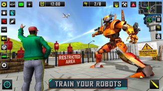 Robot Car Transform Games 3d screenshot 3