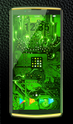 Green Light Keyboard Wallpaper screenshot 1
