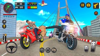 Perseguição de motocicleta screenshot 2