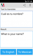 Mexican English Translator screenshot 3