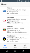 Countries, Currencies, Phone codes screenshot 0