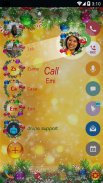 Xmas Merry Phone DIaler Theme screenshot 2