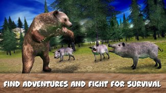 Wild Forest Survival: Animal Simulator screenshot 1