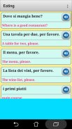 Italian phrasebook for the tra screenshot 7