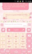 Lovepetal GO Keyboard Theme screenshot 1