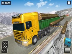 Offroad Snow Trailer Truck Driving Game 2020 screenshot 8