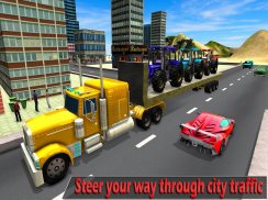 Farm Tractor 3D Transport: Truck Driving Simulator screenshot 1