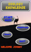 Zoology Test Quiz screenshot 0