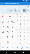 Kalkulator ułamkowy screenshot 1