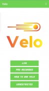 Velo screenshot 1