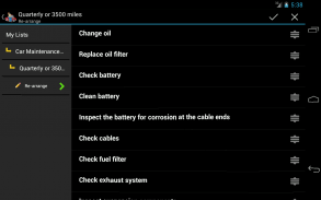 Car Maintenance List FREE screenshot 3