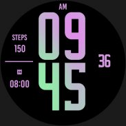 Pink Orchid XL Watch Face screenshot 1