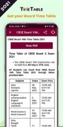 10th 12th Time Table 2021 All Boards, Date Sheet screenshot 3