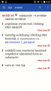 Svensk ordbok screenshot 3