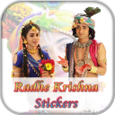 Radhe Krishna Stickers