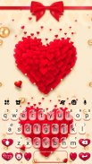 Red Valentine Hearts Themes screenshot 0