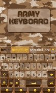Army GO Keyboard Theme & Emoji screenshot 5