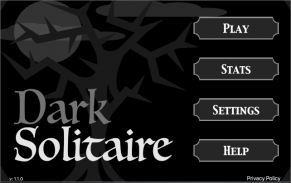 Dark Solitaire screenshot 0