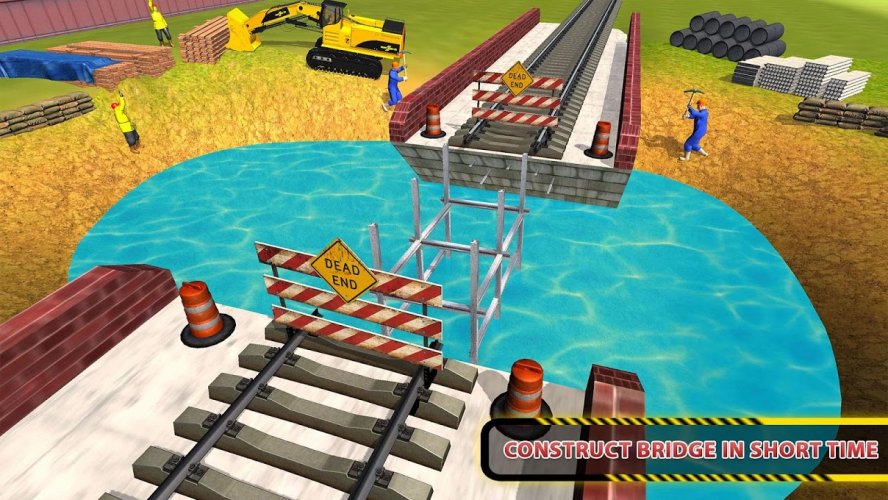 Train Tracks Bridge Builder Construction Simulator 1 2 Telecharger Apk Android Aptoide