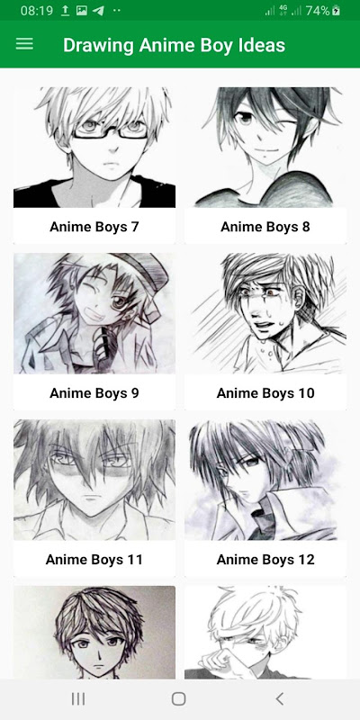 Drawing Anime Boy for Android - Download