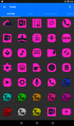 Pink and Black Icon Pack screenshot 18