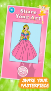 Libro para colorear para niños: Princesas screenshot 4