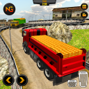 Gold Transporter Truck Driver Icon