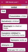 GRE Vocabulary builder - IELTS screenshot 5