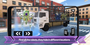Robot Transport: Drive Truck & Airplane Simulator screenshot 1
