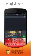 Emoji Keyboard - Kleur Emoji screenshot 1