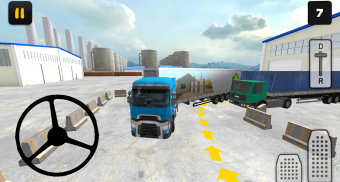 Truck Simulator 3D: Factory Parking screenshot 1