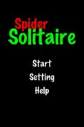 Spider Solitaire! screenshot 1