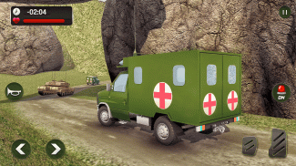 US Army Ambulance Driving Rescue Simulator screenshot 0