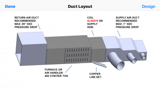 SuperCool HVAC troubleshoot/ duct sizing/ charging screenshot 3