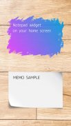 Note widget screenshot 7