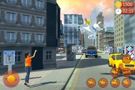 Unicorn Horse Taxi Driving 3D screenshot 1