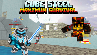Cube Steel: Max Survival screenshot 1
