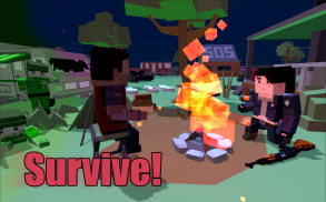 Blocky Zombie Survival screenshot 1