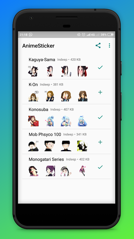 Anime Stickers for WhatsApp for Android - Free App Download